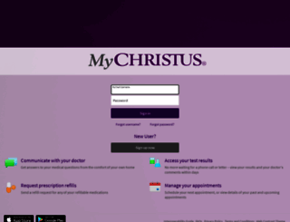 mychart.tmfhs.org screenshot