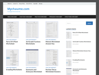 mychaume.com screenshot