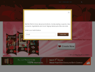 mychocolatemaker.com screenshot