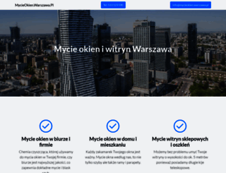 mycieokien.warszawa.pl screenshot