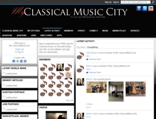mycity.classicalmusiccity.com screenshot