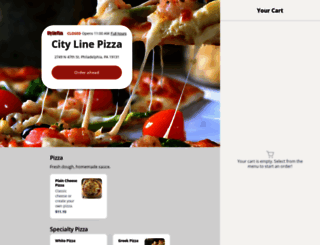 mycitylinepizza.com screenshot