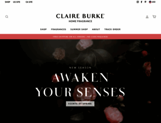 myclaireburke.com screenshot