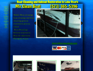 mycleanboat.com screenshot
