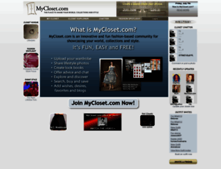 mycloset.com screenshot