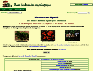 mycodb.fr screenshot