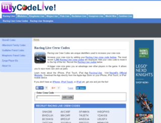 mycodelive.com screenshot
