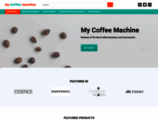 mycoffeemachine.com screenshot