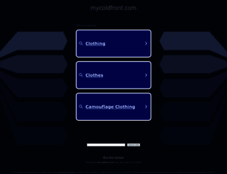 mycoldfront.com screenshot