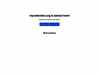mycollection.org screenshot