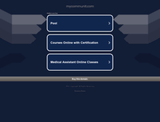 mycommunit.com screenshot