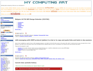 mycomputingart.com screenshot