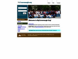 myconemaugh.org screenshot