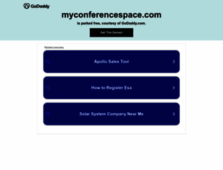myconferencespace.com screenshot