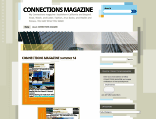 myconnectionsmagazine.wordpress.com screenshot