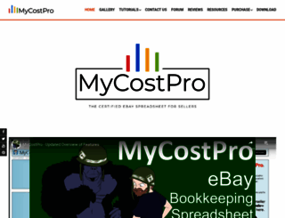 mycostpro.com screenshot