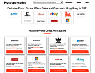 mycouponcodes.hk screenshot