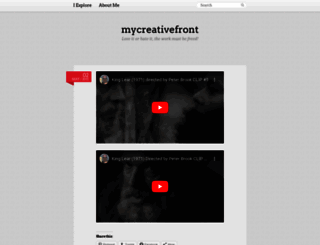 mycreativefront.wordpress.com screenshot
