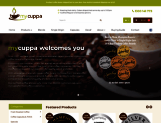 mycuppa.com.au screenshot