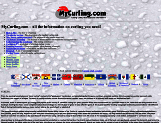mycurling.com screenshot