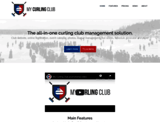 mycurlingclub.com screenshot