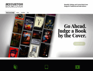 mycustombookcover.com screenshot