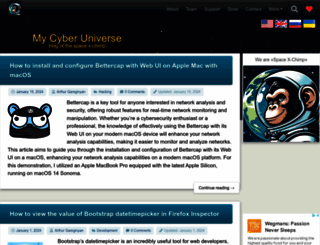 mycyberuniverse.com screenshot
