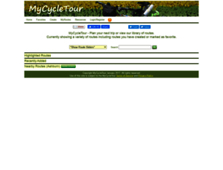 mycycletour.com screenshot