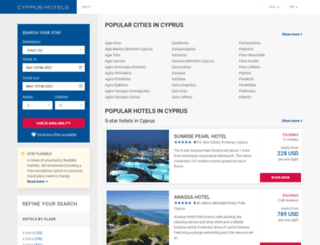 mycyprushotels.com screenshot