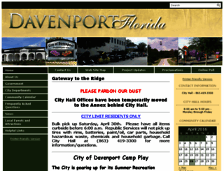 mydavenport.org screenshot