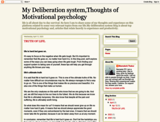 mydeliberationsystem.blogspot.com screenshot