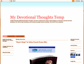 mydevotionalthoughtstemp.blogspot.com screenshot