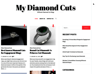 mydiamondcuts.com screenshot