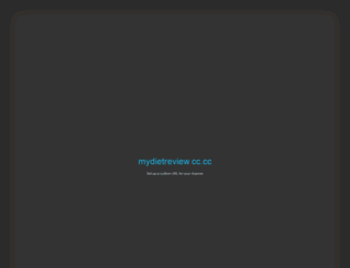 mydietreview.co.cc screenshot