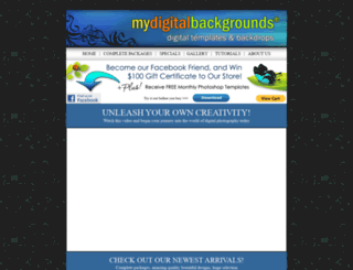 mydigitalbackgrounds.com screenshot