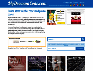 mydiscountcode.com screenshot