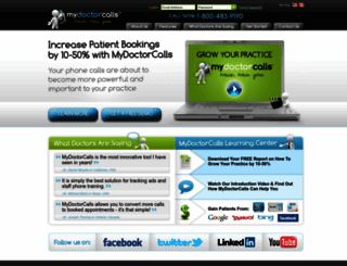 mydoctorcalls.com screenshot