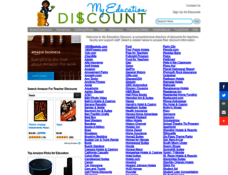 myeducatordiscounts.com screenshot