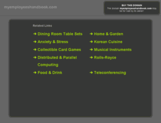 myemployeeshandbook.com screenshot