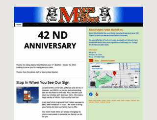 myersmeatmarket.com screenshot