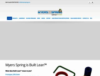 myersspring.com screenshot