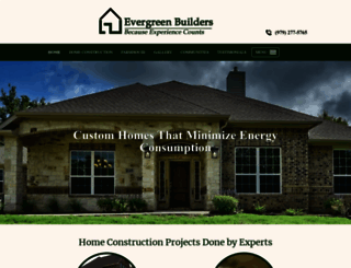 myevergreenbuilders.com screenshot
