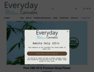myeverydaycannabis.com screenshot