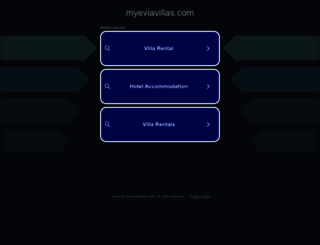myeviavillas.com screenshot