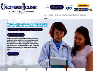 myexpressclinics.com screenshot