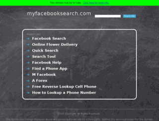 myfacebooksearch.com screenshot