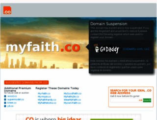 myfaith.co screenshot