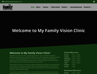 myfamilyvisionclinic.com screenshot