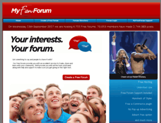 myfanforum.org screenshot