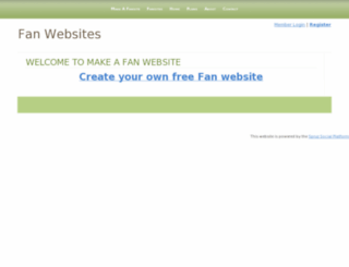 myfanwebsite.com screenshot